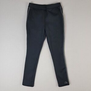 L.L. Bean Leggings Girls 10 Black Fleece Lined Stretch Pull On Warm Hike Winter